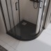 Душевой поддон из искусственного мрамора Belbagno Tray 90х90 черный TRAY-MR-UNO-R-90-550-35-NERO-CR