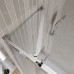 Душевой уголок BelBagno Luce 110x110х195 LUCE-A-22-90+20-P-Cr профиль хром, стекло рифленое