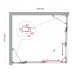 Душевой уголок BelBagno Luce 120x105х195 LUCE-AH-22-120/105-C-Cr профиль хром, стекло прозрачное