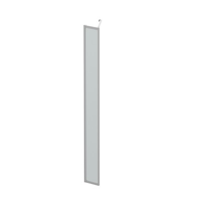 Боковая стенка BelBagno Luce 20х195 LUCE-20-FIX-C-Cr профиль хром, стекло прозрачное