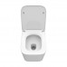 Унитаз подвесной BelBagno Due-Tor BB5171CH-TOR/SC безободковый с микролифтом, смыв TORNADO
