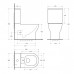 Чаша унитаза BelBagno Sfera-R BB2141CP-TOR/SC безободковый с микролифтом, смыв TORNADO