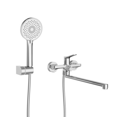 Смеситель BelBagno Unique UNIQUE-VASM-L-CRM для ванны и душа, хром