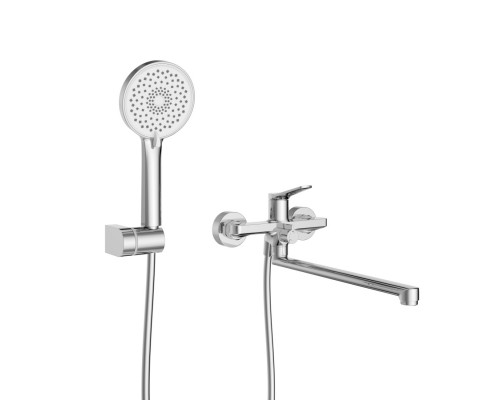 Смеситель BelBagno Unique UNIQUE-VASM-L-CRM для ванны и душа, хром