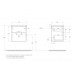 Тумба под раковину BelBagno Pietra Mini PIETRA MINI-500AS-2C-SO-SCM подвесная, Stucco Cemento