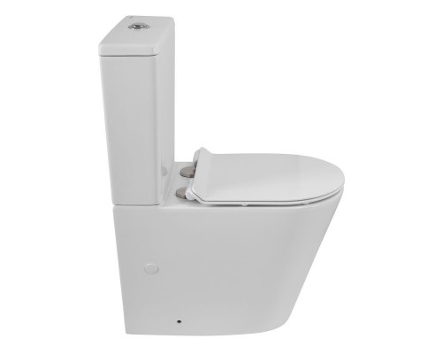 Чаша унитаза BelBagno Flay-Tor BB2149CP-TOR безободковый, смыв TORNADO, P-trap