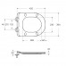 Унитаз подвесной BelBagno Uno 2.0 BB7306CHR/SC безободковый с микролифтом