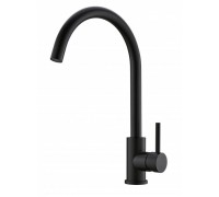 Смеситель BelBagno BB-LAM03-2-IN-NERO для кухонной мойки, черный/матовый