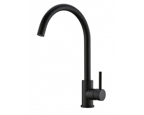 Смеситель BelBagno BB-LAM03-2-IN-NERO для кухонной мойки, черный/матовый