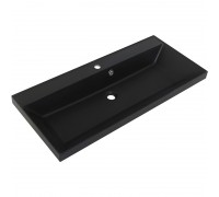 Раковина Belbagno 100x45 BB1000/450-LV-ART-AST-NERO черный/матовый