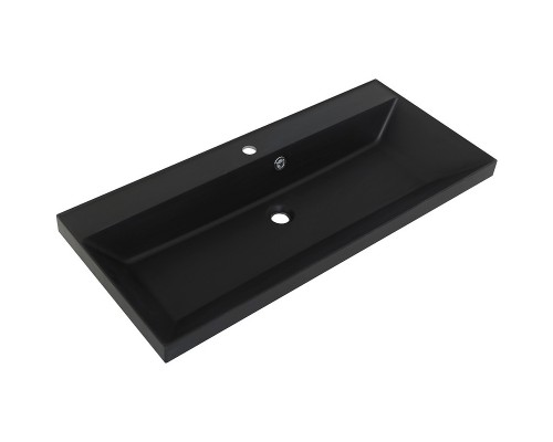 Раковина Belbagno 100x45 BB1000/450-LV-ART-AST-NERO черный/матовый