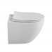 Унитаз подвесной BelBagno Uno 2.0 BB7306CHR/SC безободковый с микролифтом