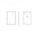 Зеркало BelBagno 500x800 SPC-AL-500-800 в алюминиевой раме