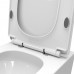 Унитаз подвесной BelBagno Due-Tor BB5171CH-TOR/SC безободковый с микролифтом, смыв TORNADO