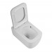 Унитаз подвесной BelBagno Luce BB076CH-TOR/SC безободковый с микролифтом, смыв TORNADO