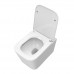 Унитаз подвесной BelBagno Due-Tor BB5171CH-TOR/SC безободковый с микролифтом, смыв TORNADO