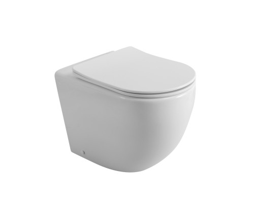 Чаша унитаза приставного BelBagno Sfera-R BB2141CBR/SC безободковая с микролифтом