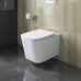 Унитаз подвесной BelBagno Due-Tor BB5171CH-TOR/SC безободковый с микролифтом, смыв TORNADO
