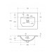 Раковина BelBagno 51х40 встраиваемая BB-8099-3-50