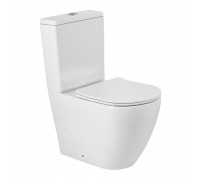 Чаша унитаза BelBagno Sfera-R BB2141CP-TOR/SC безободковый с микролифтом, смыв TORNADO