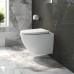 Унитаз подвесной BelBagno Uno-Tor BB5177CH-TOR/SC безободковый, с микролифтом, смыв TORNADO