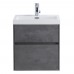 Тумба под раковину BelBagno Pietra Mini PIETRA MINI-500AS-2C-SO-SCM подвесная, Stucco Cemento