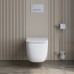 Унитаз подвесной BelBagno Luce BB076CH-TOR/SC безободковый с микролифтом, смыв TORNADO