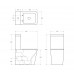 Чаша унитаза BelBagno Ardente-R BB02093CPR/SC безободковый, с микролифтом