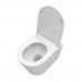 Унитаз подвесной BelBagno Tre-Tor BB5180CH-TOR/SC безободковый с микролифтом, смыв TORNADO