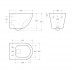 Унитаз подвесной BelBagno Sfera-Tor BB046CH-TOR/SC безободковый с микролифтом, смыв TORNADO