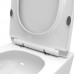 Унитаз подвесной BelBagno Tre-Tor BB5180CH-TOR/SC безободковый с микролифтом, смыв TORNADO