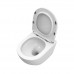 Унитаз подвесной BelBagno Uno-Tor BB5177CH-TOR/SC безободковый, с микролифтом, смыв TORNADO