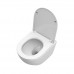 Унитаз подвесной BelBagno Uno-Tor BB5177CH-TOR/SC безободковый, с микролифтом, смыв TORNADO