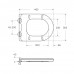 Унитаз-моноблок BelBagno Lounge BB8618CPR-MN/SC безободковый с микролифтом