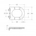 Унитаз подвесной BelBagno Amanda BB051CH-TOR-FC/SC безободковый с микролифтом, смыв TORNADO