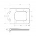 Унитаз подвесной BelBagno Luce BB076CH-TOR/SC безободковый с микролифтом, смыв TORNADO