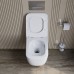 Унитаз подвесной BelBagno Luce BB076CH-TOR/SC безободковый с микролифтом, смыв TORNADO