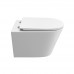 Унитаз подвесной BelBagno Tre-Tor BB5180CH-TOR/SC безободковый с микролифтом, смыв TORNADO