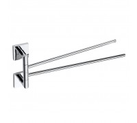 Полотенцедержатель Bemeta Beta 132204102 двойной поворотный, хром