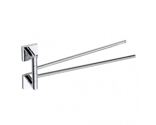 Полотенцедержатель Bemeta Beta 132204102 двойной поворотный, хром
