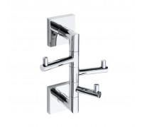 Крючок Bemeta Beta 132206072 тройной поворотный, хром