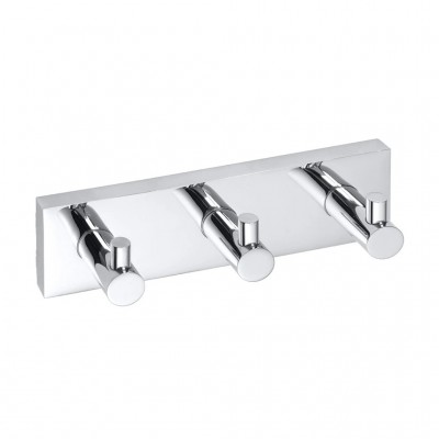 Планка с 3-мя крючками Bemeta Beta 132405232 хром