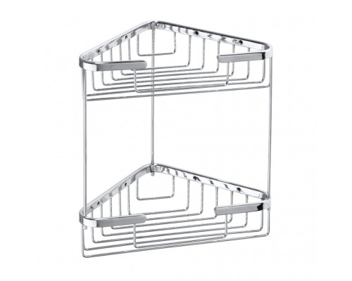 Полка Bemeta Cytro 102308132 двойная угловая, хром