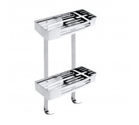 Полка Bemeta Cytro 102308241 двойная, хром