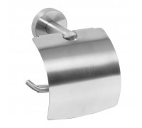 Бумагодержатель Bemeta Neo 104112015 с крышкой, сталь шлифованная