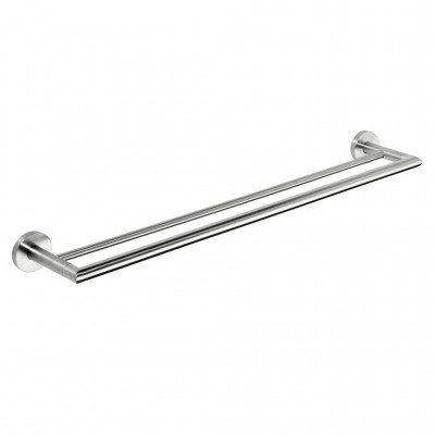 Полотенцедержатель Bemeta Neo 104204055 двойной, сталь шлифованная