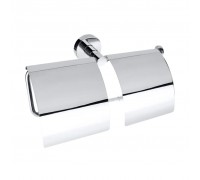 Бумагодержатель Bemeta Omega 104112092 двойной с крышкой, хром