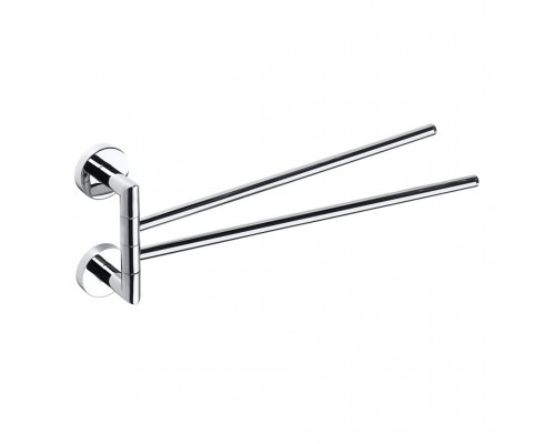 Полотенцедержатель Bemeta Omega 104204102 двойной поворотный, хром