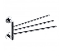 Полотенцедержатель Bemeta Omega 104204112 тройной поворотный, хром