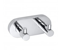 Планка с 2-мя крючками Bemeta Omega 104405202 хром